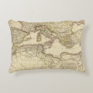 North Africa, Mediterranean Sea Decorative Pillow