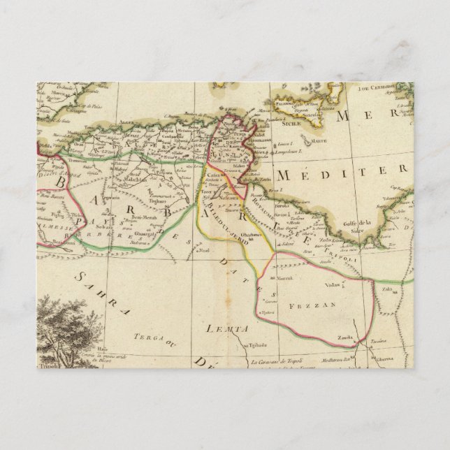 North Africa Postcard (Front)