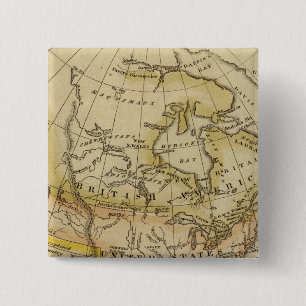 North America 10 2 Inch Square Button