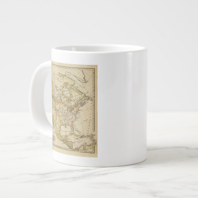 North America 10 2 Large Coffee Mug (Front Left)
