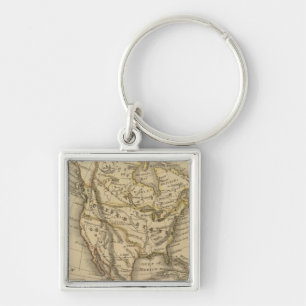 North America 10 Keychain