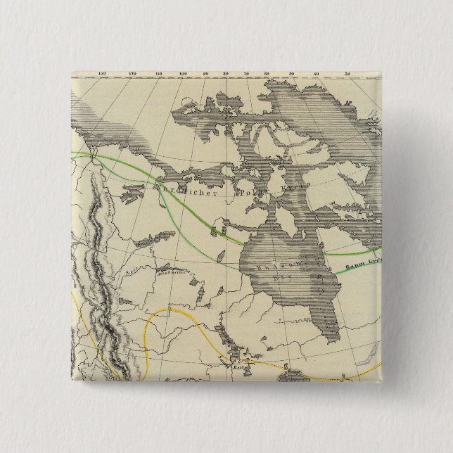 North America 11 2 Inch Square Button (Front)