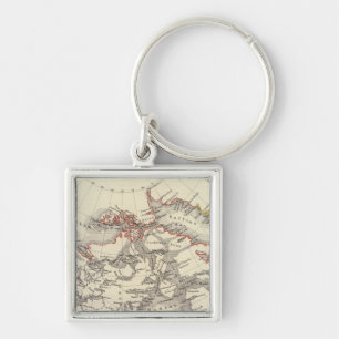 North America 13 Keychain