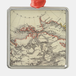 North America 13 Metal Ornament