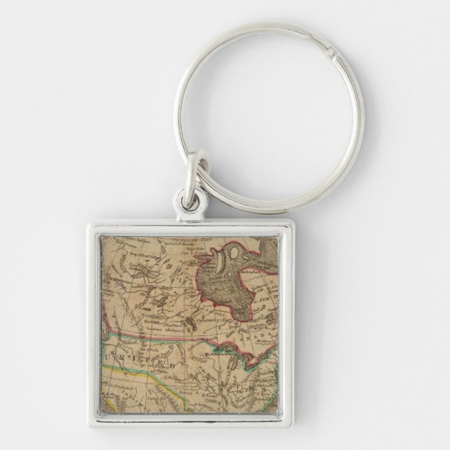 North America 14 Keychain (Front)