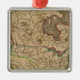 North America 14 Metal Ornament