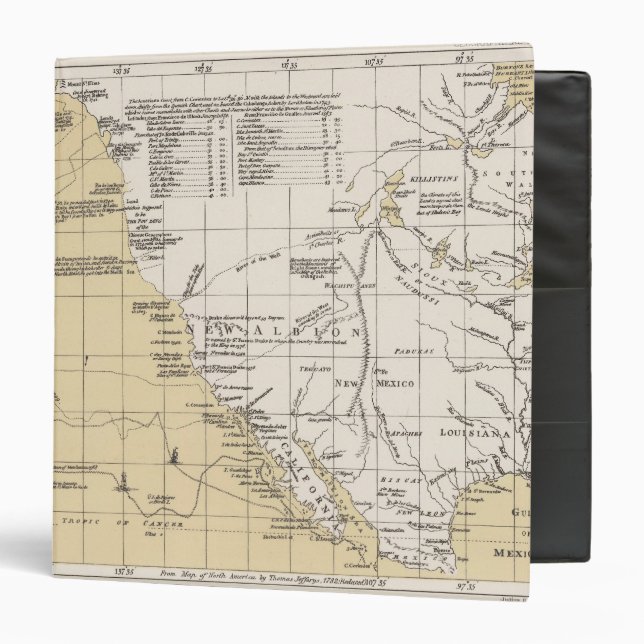 North America, 1782 Binder (Front/Inside)