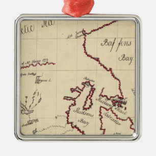 North America 17 Metal Ornament