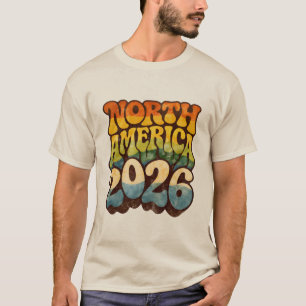 North America 2026 Retro – USA Canada Maxico T-Shirt