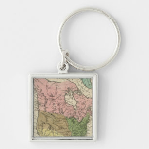 North America 21 Keychain