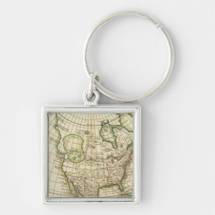 North America 21 Keychain