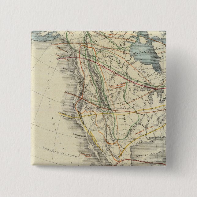 North America 24 2 Inch Square Button (Front)