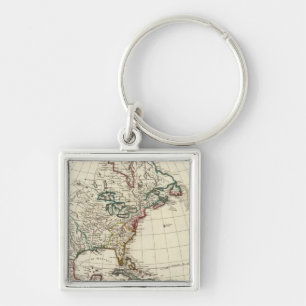 North America 24 Keychain
