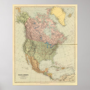 North America 27 Poster