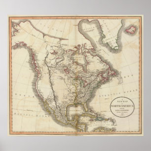 North America 29 Poster