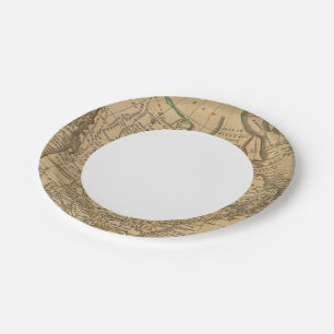North America 3 Paper Plate