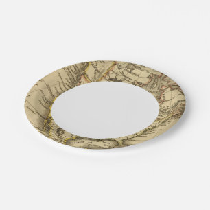 North America 40 Paper Plate