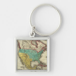 North America 6 Keychain