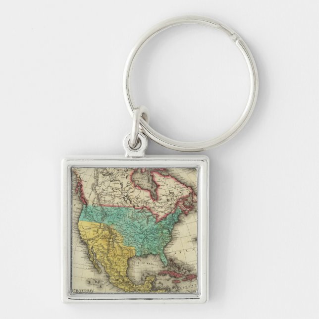 North America 6 Keychain (Front)