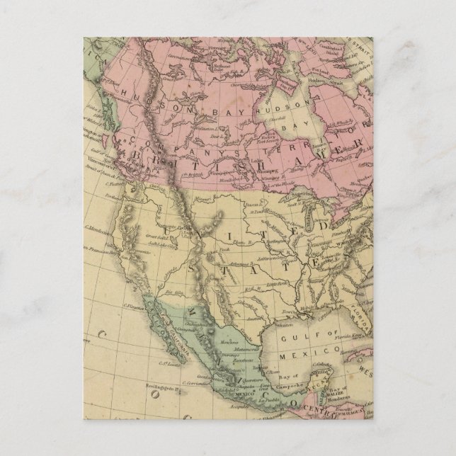 North America 6 Postcard (Front)