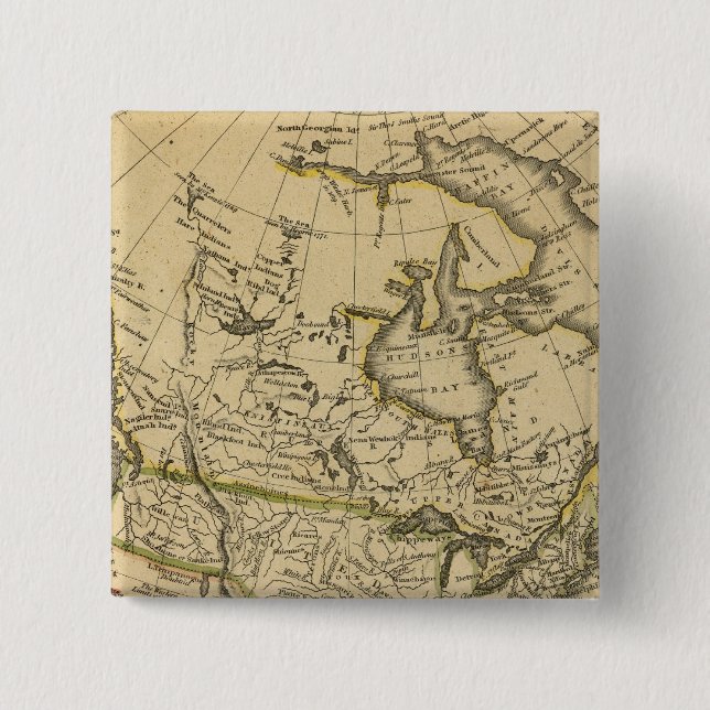 North America 7 2 Inch Square Button (Front)