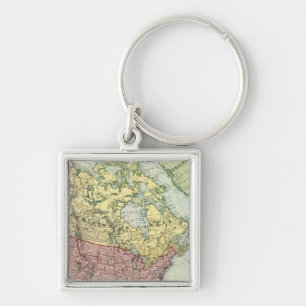 North America 7 Keychain