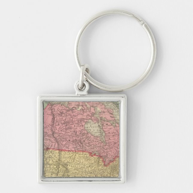 North America 8 Keychain (Front)