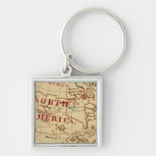 North America 8 Keychain