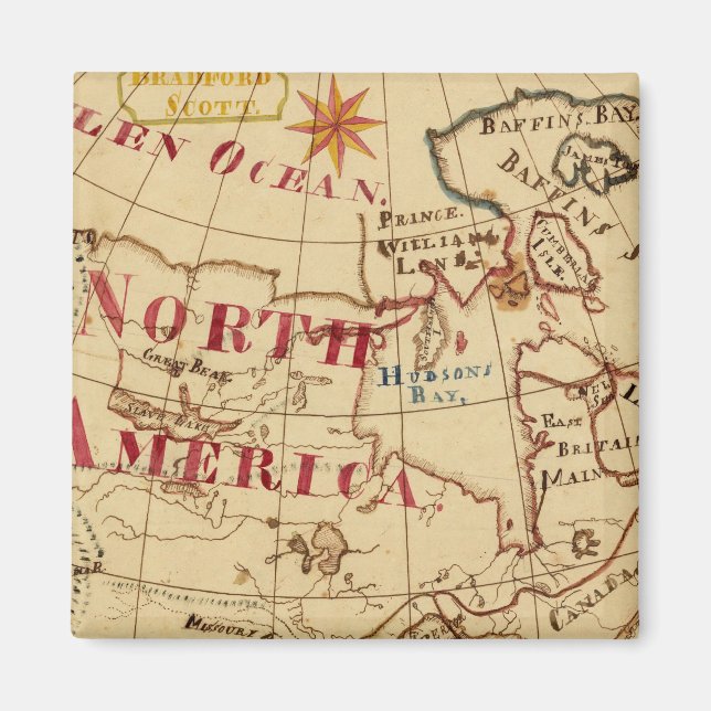 North America 8 Magnet (Front)