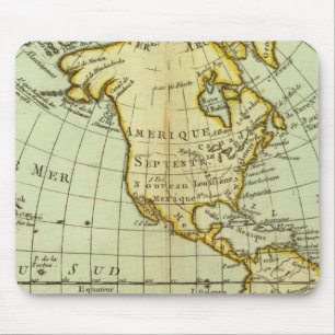 North America and South America Mouse Pad