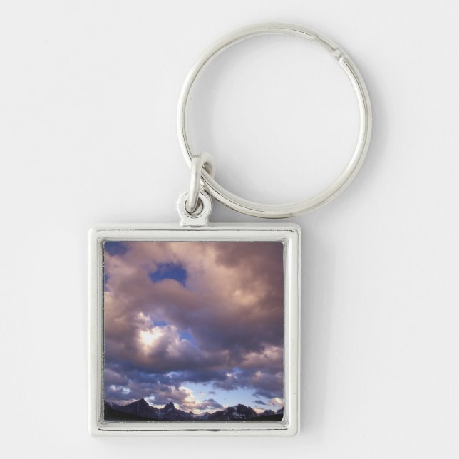 North America, Canada, Alberta, Jasper 5 Keychain (Front)