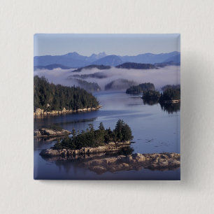 North America, Canada, British Columbia, Johnson 2 Inch Square Button