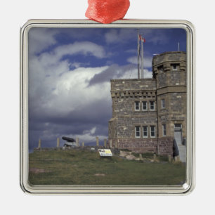 North America, Canada, Newfoundland, St. John's. Metal Ornament