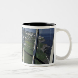 North America, Canada, Quebec, Gaspe Peninsula Two-Tone Coffee Mug