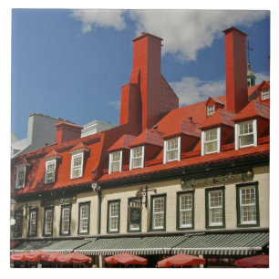 North America, Canada, Quebec, Old Quebec City. 3 Tile