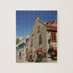 North America, Canada, Quebec, Old Quebec City. Jigsaw Puzzle