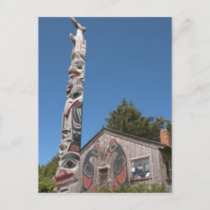 North America, Canada, Queen Charlotte Islands, 3 Postcard