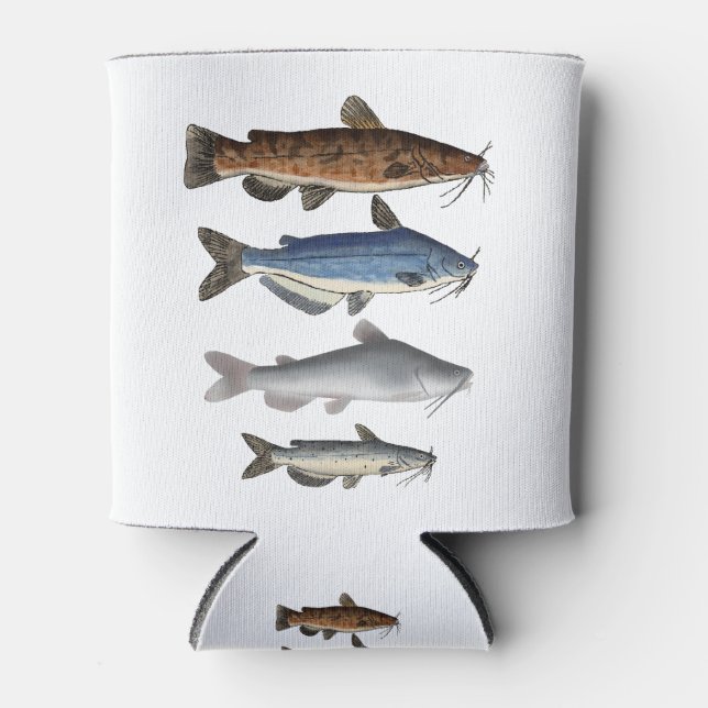 North America Catfish Group Can Cooler (Front)