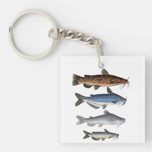 North America Catfish Group Keychain