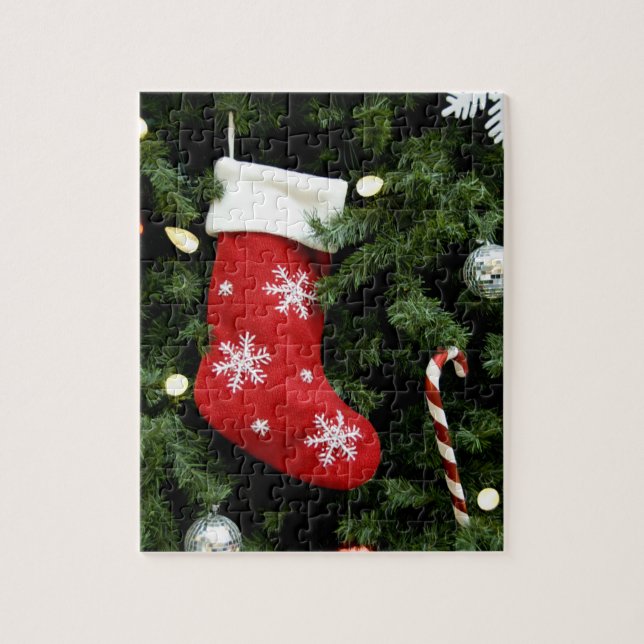 North America. Christmas decorations on tree. 3 Jigsaw Puzzle (Vertical)