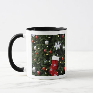 North America. Christmas decorations on tree. 5 Mug