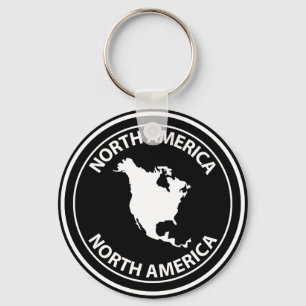 North America Keychain