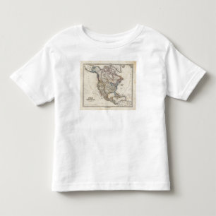 North America Map by Stieler Toddler T-shirt