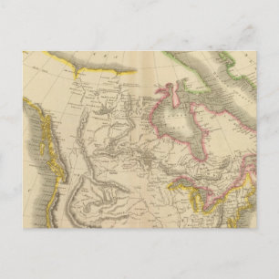North America map Postcard