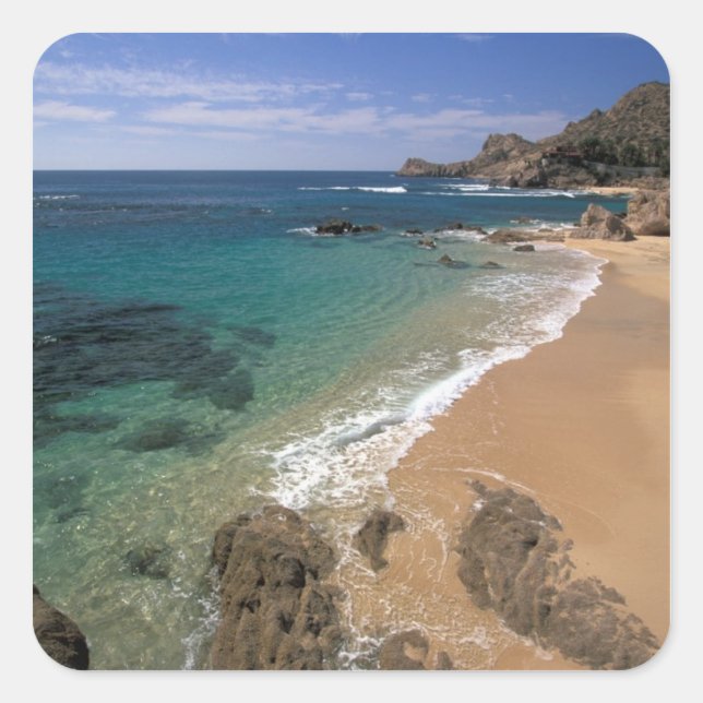 North America, Mexico, Baja California Sur, Square Sticker (Front)