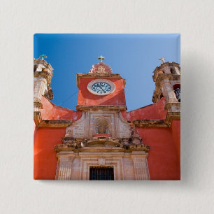 North America, Mexico, Guanajuato. Shrine of 2 Inch Square Button