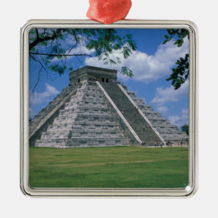 North America, Mexico, Yucatan Peninsula, 2 Metal Ornament