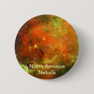 North America Nebula 2 Inch Round Button