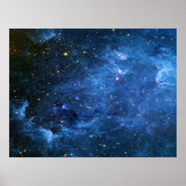 North America Nebula Infrared Blue Value Poster (Front)