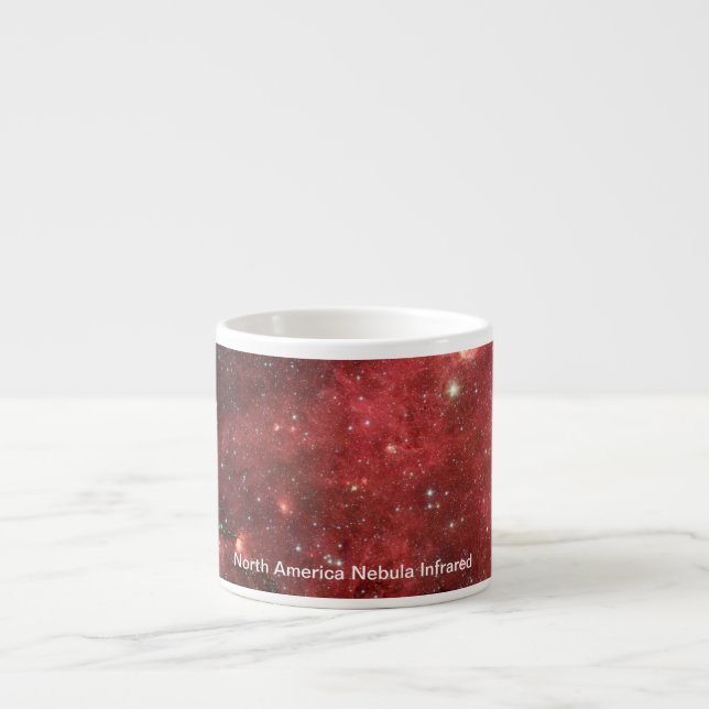 North America Nebula Infrared Espresso Cup (Front)